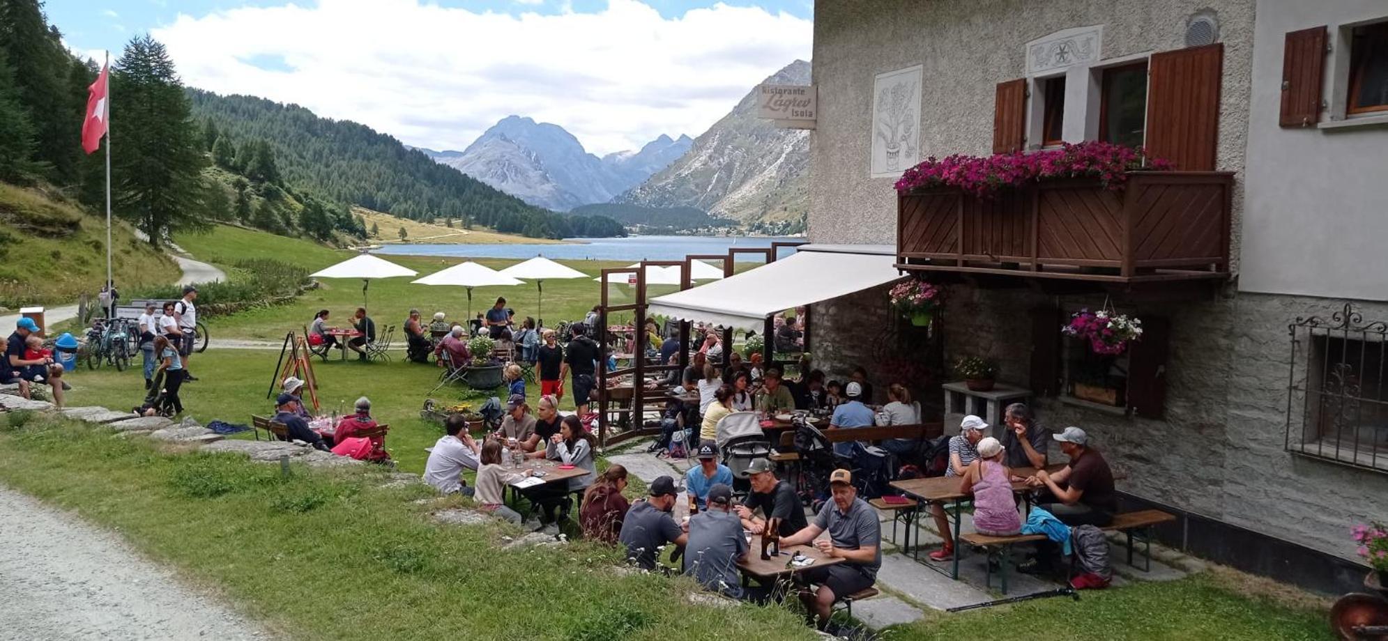 Hotel Ristorante Lagrev Maloja Eksteriør billede